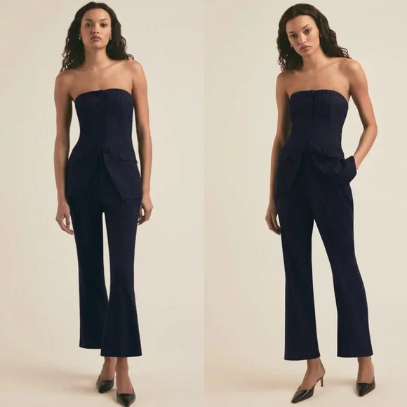 🔸NWT🔸Favorite Daughter Pinstripe Phoebe Pants